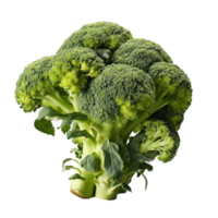 Broccoli isolated on transparent background, created with generative AI png