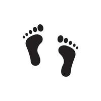 footprint icon vector