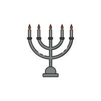 icon hanukkah vector