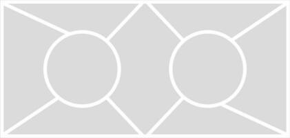 Pictures or photos frame collage. comics page grid layout abstract photo frames and digital photo wall template vector