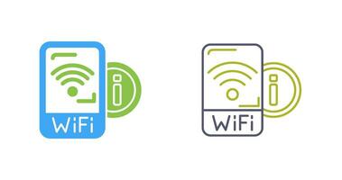 icono de vector de señal wifi