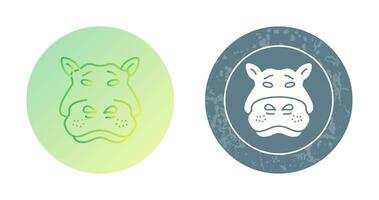 Hippo Vector Icon