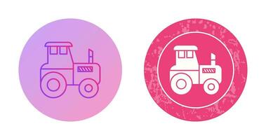 icono de vector de tractor