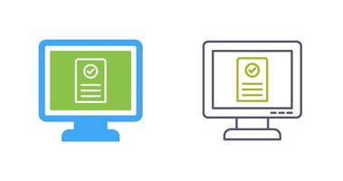 Online appointment Vector Icon