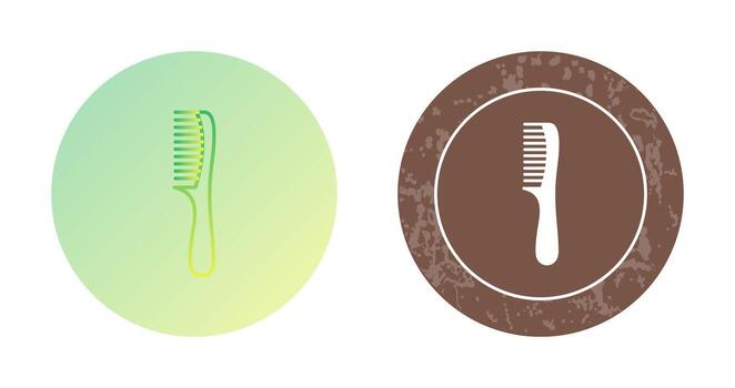 icono de vector de peine