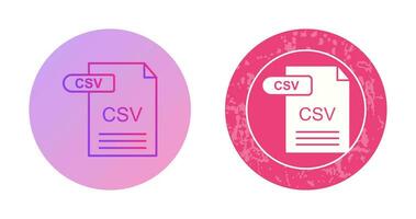 CSV Vector Icon