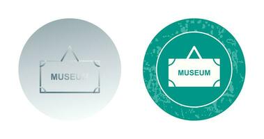 Museum Tag Vector Icon