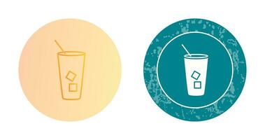 Iced Coffee Vector Icon