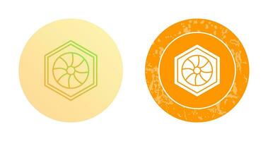 Unique Hexagonal Diaphram Vector Icon