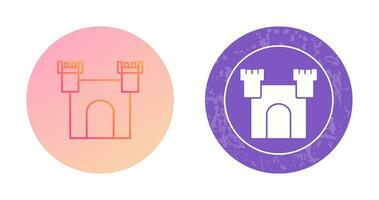 Unique Castle Vector Icon