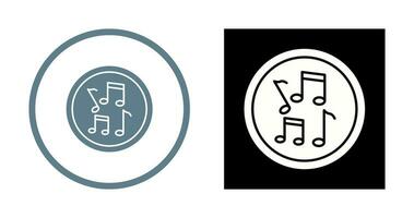 Musical Notes Vector Icon