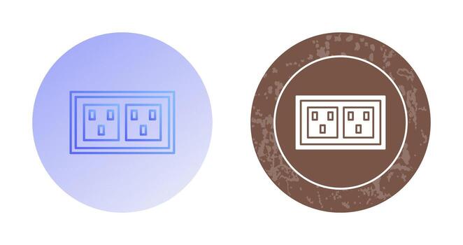 icono de vector de enchufe