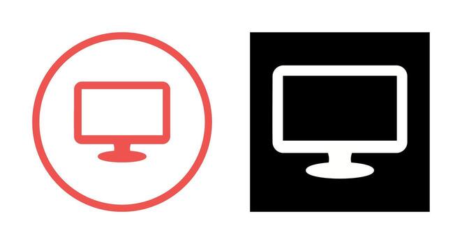 Monitor Vector Icon