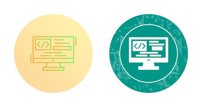 Coding Vector Icon