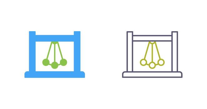 icono de vector de péndulo