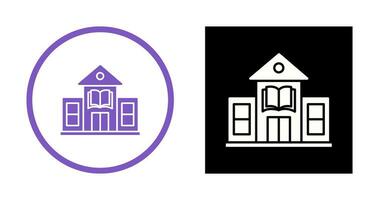 Library Building Vector Icon