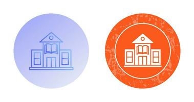 Library Building Vector Icon