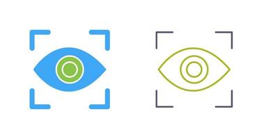 Eye Scan Vector Icon