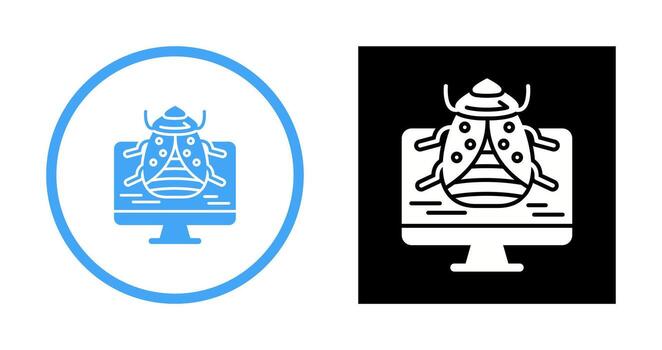 icono de vector de malware