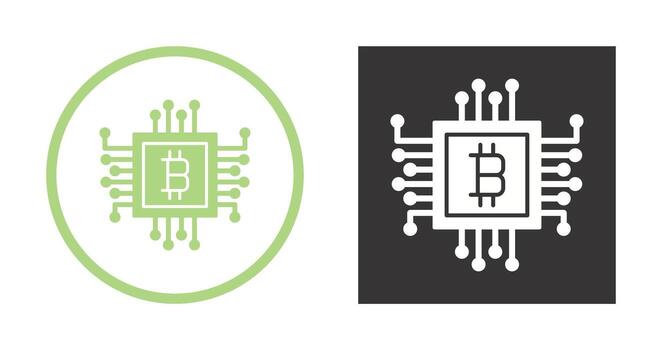 icono de vector de chip