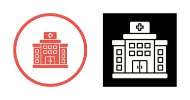 icono de vector de hospital