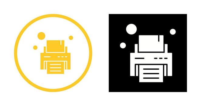 icono de vector de impresora