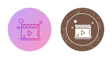 Video Player Vector Icon