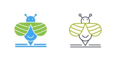 icono de vector de abeja