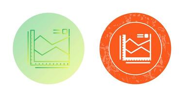 Spline Chart Vector Icon
