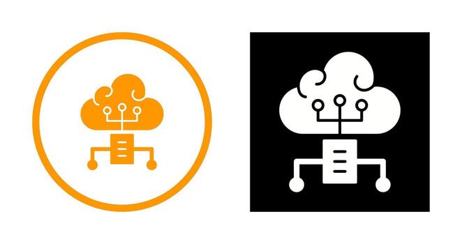 Cloud Computing Vector Icon