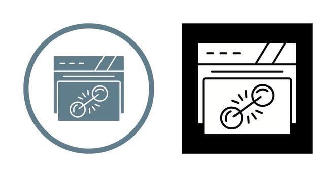 icono de vector de enlace