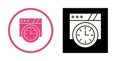 Wall Clock Vector Icon