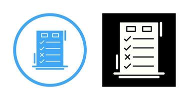 Today to Done CheckList Vector Icon