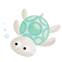 carino mare tartaruga png