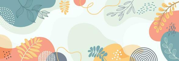 Design banner frame background .Colorful poster background vector illustration.Exotic