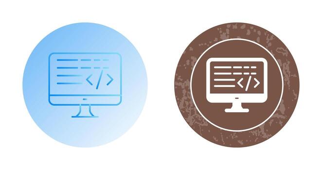 Coding Vector Icon