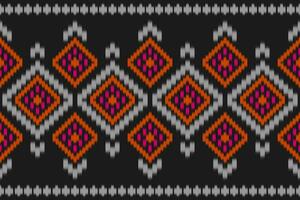 Carpet ethnic tribal pattern art. Ethnic ikat seamless pattern. American, Mexican style. vector