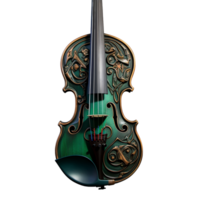 isometrisch Violine Musik- ai generativ png