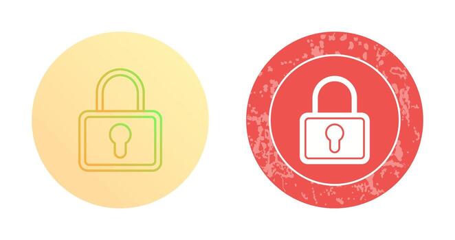 icono de vector de bloqueo
