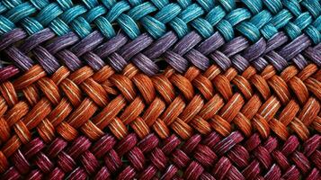 Woven Textile HD texture background Highly Detailed AI Generative photo