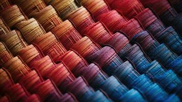 Woven Textile HD texture background Highly Detailed AI Generative photo