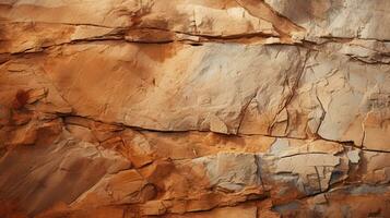 Sandstone surface ancient historic warm tones HD texture background Highly Detailed AI Generative photo