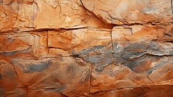 Sandstone surface ancient historic warm tones HD texture background Highly Detailed AI Generative photo