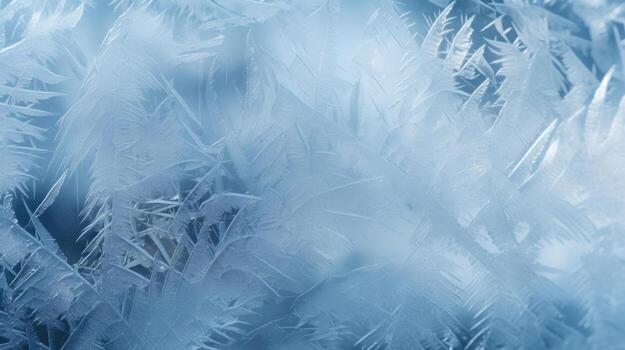 Icy Frost HD texture background Highly Detailed AI Generative photo