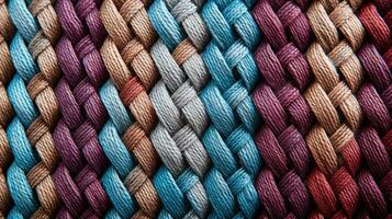 Woven Textile HD texture background Highly Detailed AI Generative photo