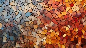 A colorful mosaic HD texture background Highly Detailed AI Generative photo