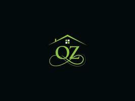 Modern Building Oz Logo Art, Luxury OZ Real Estate Logo For You vector