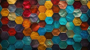 A colorful mosaic HD texture background Highly Detailed AI Generative photo