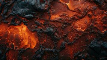 Floor is a lava HD texture background Highly Detailed AI Generative photo