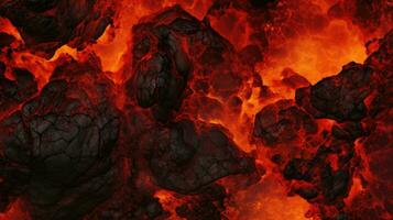 Floor is a lava HD texture background Highly Detailed AI Generative photo